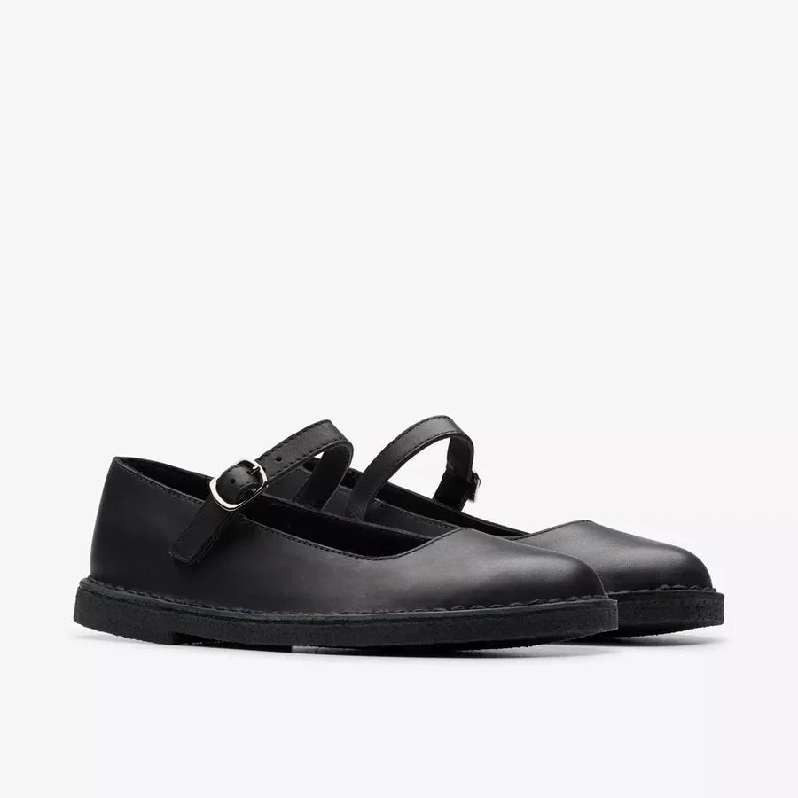 Women's Clark Desert Jane Leather - Black