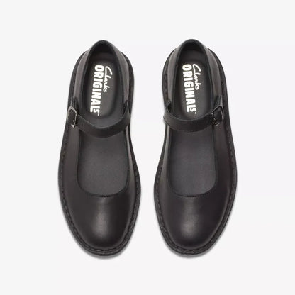 Women's Clark Desert Jane Leather - Black