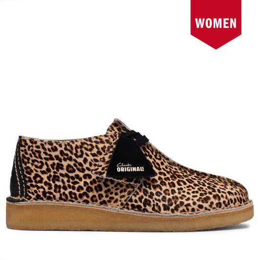 Women's Clarks Desert Trek - Leopard Print Leopard Print