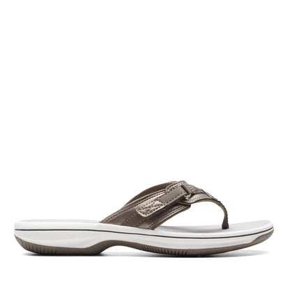 Women's Clarks Breeze Sea Sandals - Pewter