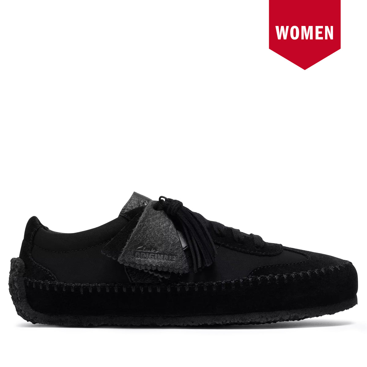 Women's Clarks Tor Low - Black Suede