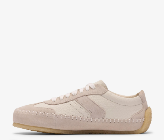 Women's Clarks Tor Low - Off White Suede