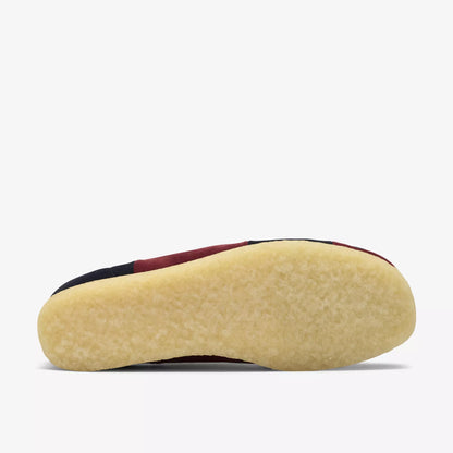 Women's Clarks Wallabee - Navy Stripe