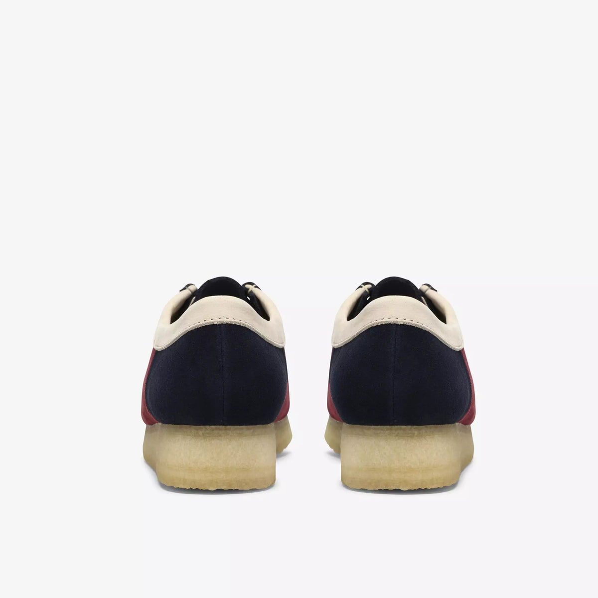 Women's Clarks Wallabee - Navy Stripe