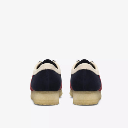 Women's Clarks Wallabee - Navy Stripe