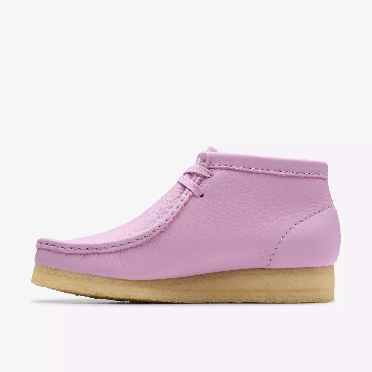 Women's Clarks Wallabee Boot - Mauve Leather