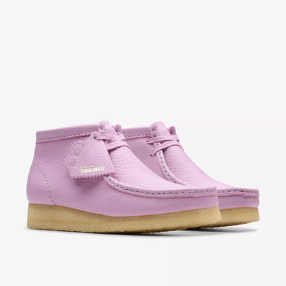 Women's Clarks Wallabee Boot - Mauve Leather