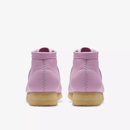 Women's Clarks Wallabee Boot - Mauve Leather