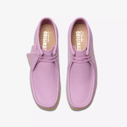 Women's Clarks Wallabee Boot - Mauve Leather