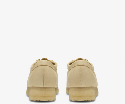 Women's Clarks Wallabee - Pale Yellow Leather