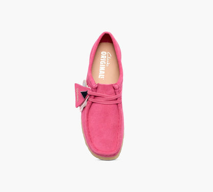 Women's Clarks Wallabee - Pink Interest