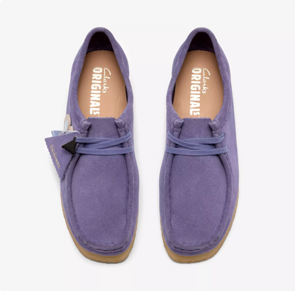 Women's Clarks Wallabee - Purple Interest
