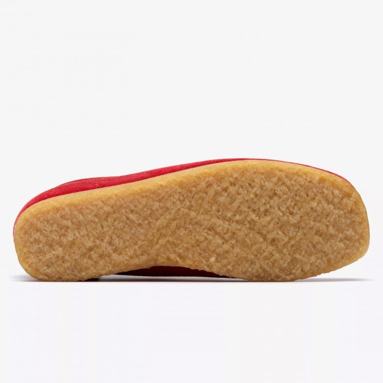 Women's Clarks Wallabee - Red Suede
