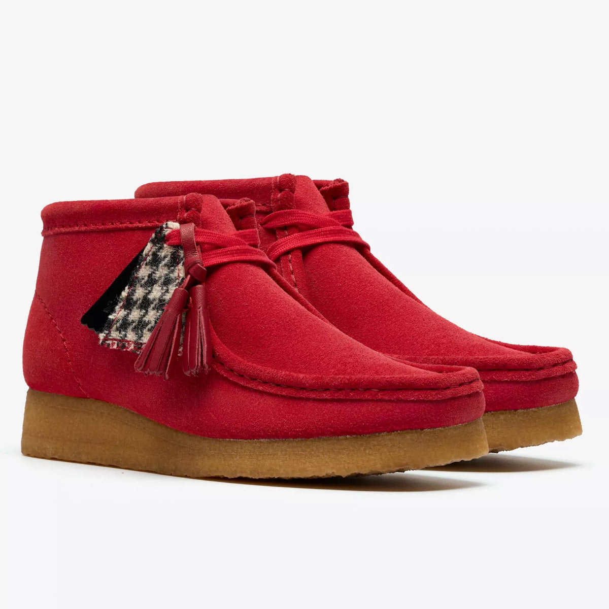 Women's Clarks Wallabee - Red Suede