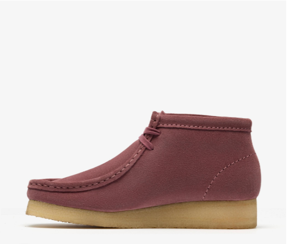 Women's Clarks Wallabee Boot - Rose Brown