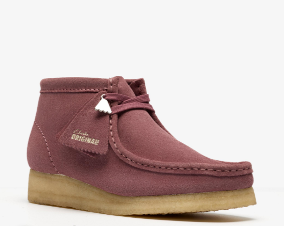 Women's Clarks Wallabee Boot - Rose Brown