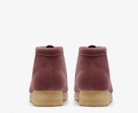 Women's Clarks Wallabee Boot - Rose Brown