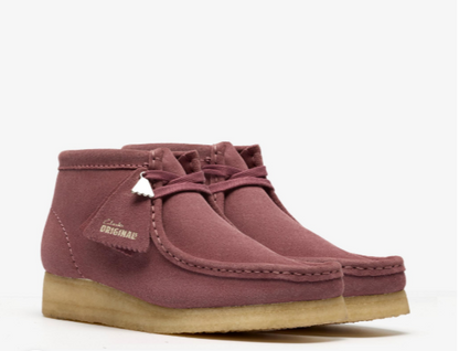 Women's Clarks Wallabee Boot - Rose Brown