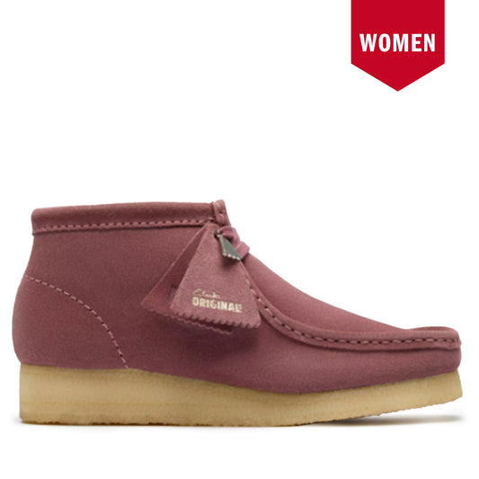 Women's Clarks Wallabee Boot - Rose Brown Rose Brown