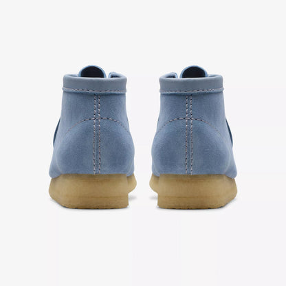 Women's Clarks Wallabee Boot - Powder Blue Suede
