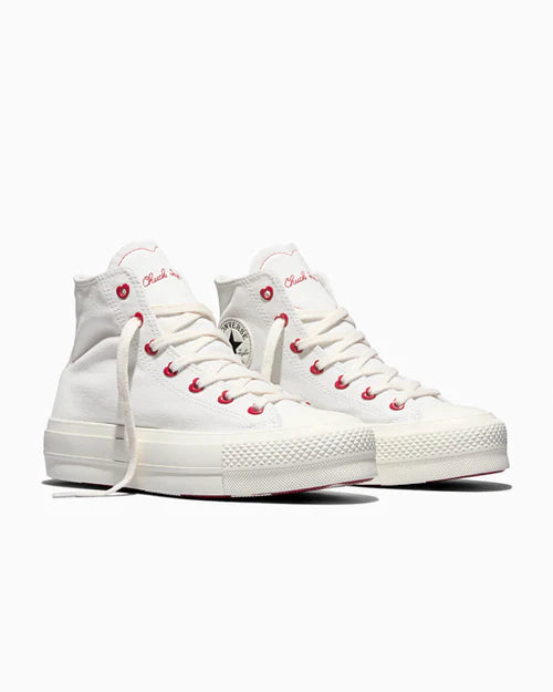 Women's Converse Chuck Taylor All Star Lift Platforms Hearts