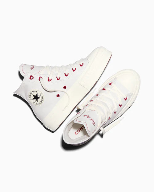 Women's Converse Chuck Taylor All Star Lift Platforms Hearts