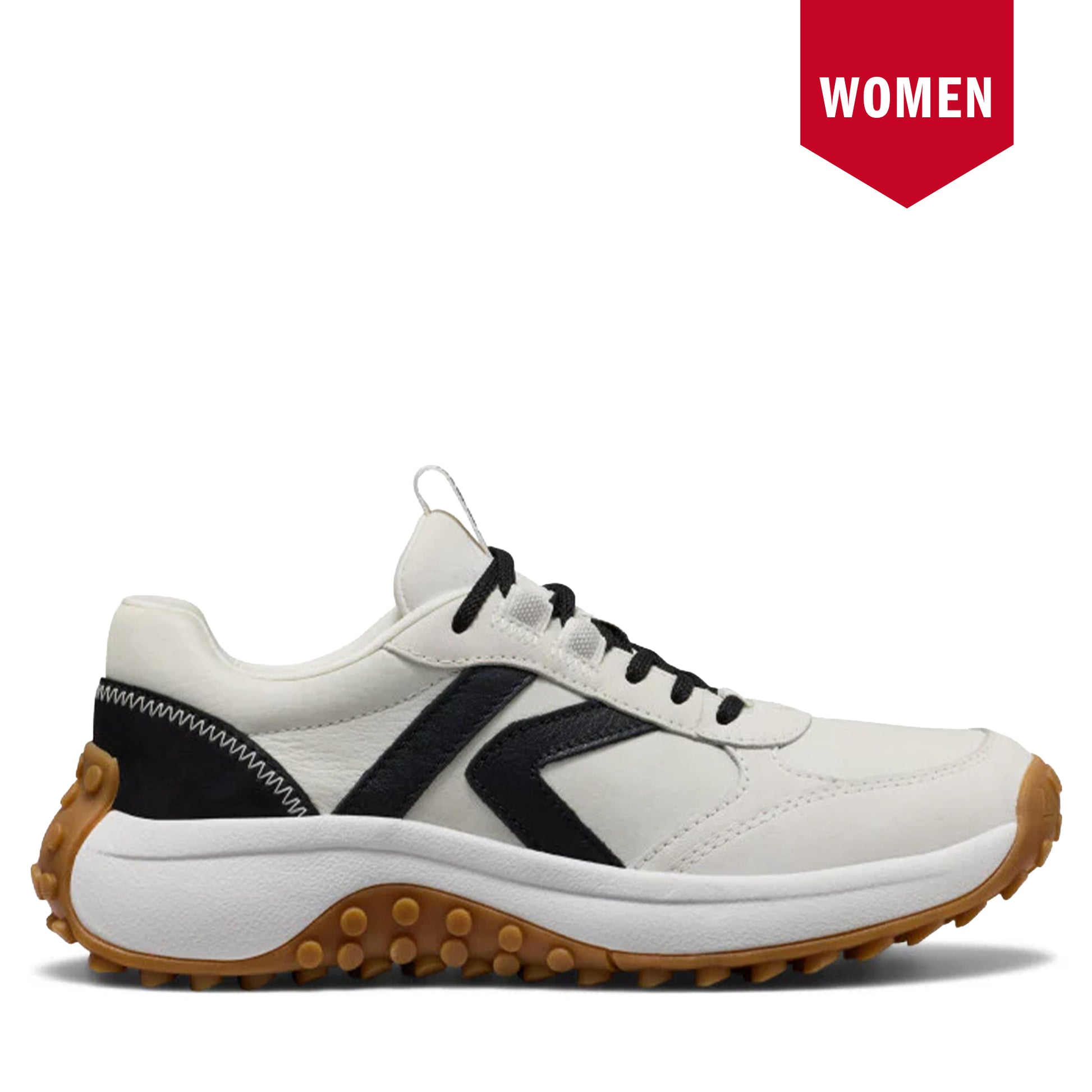 Women's Keen KS86 Leather Sneaker - Star White/Black Star White Black
