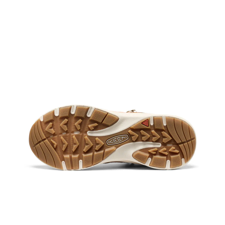 Women's Keen Leiki Leather Waterproof Hiking Boots - Chipmunk/Birch