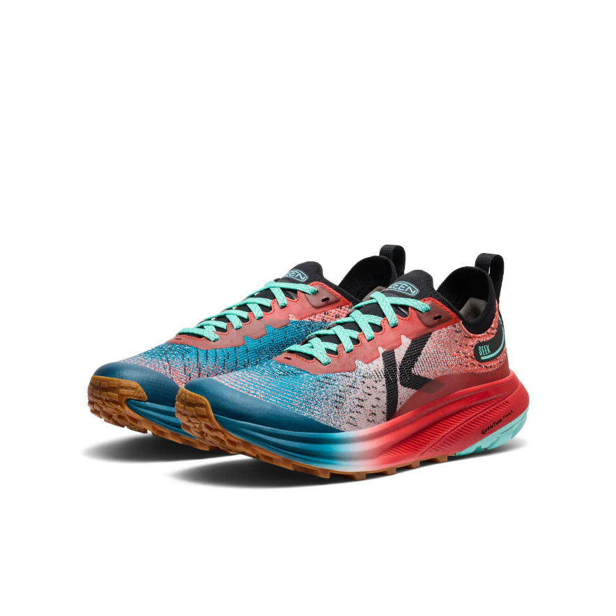 Women's Keen Seek Trail-Running Shoes - Grenadine/Ocean Depths