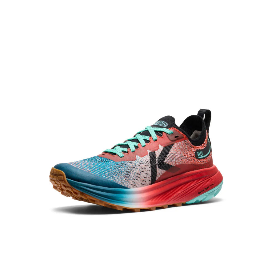 Women's Keen Seek Trail-Running Shoes - Grenadine/Ocean Depths