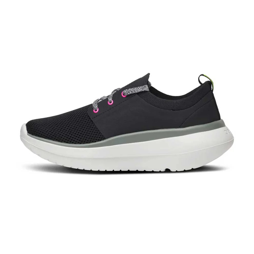 Women's OOFOS OOmy Stride - Black/White