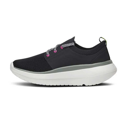 Women's OOFOS OOmy Stride - Black/White