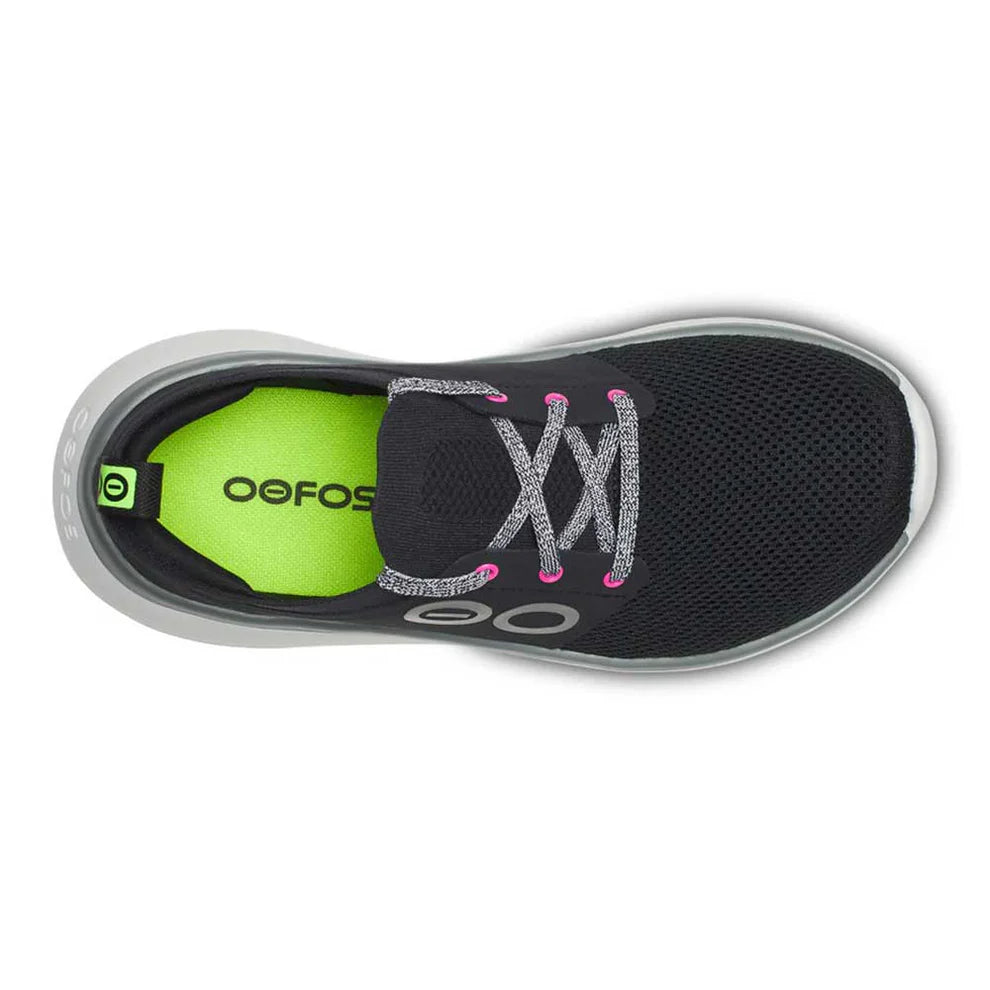 Women's OOFOS OOmy Stride - Black/White