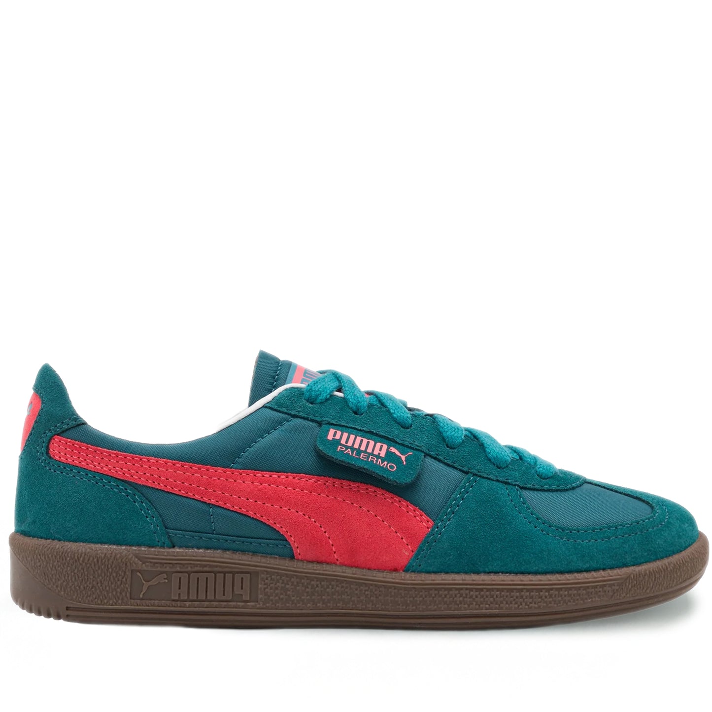 Women's Puma Palermo Play Paris Shoes - Cold Green/Tart Cherry