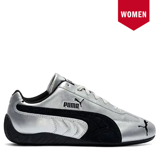 Women's Puma Speedcat Metallic - Puma Silver/Puma Black