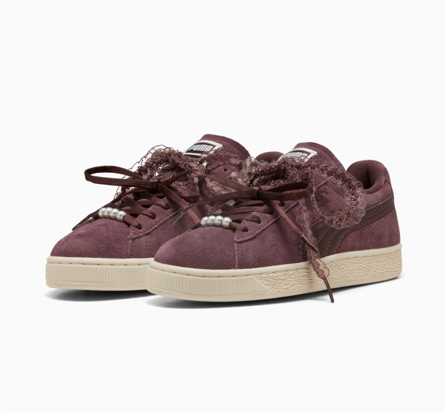 Women's Puma Suede Bloom - Rich Cocoa/Chocolate Fondue