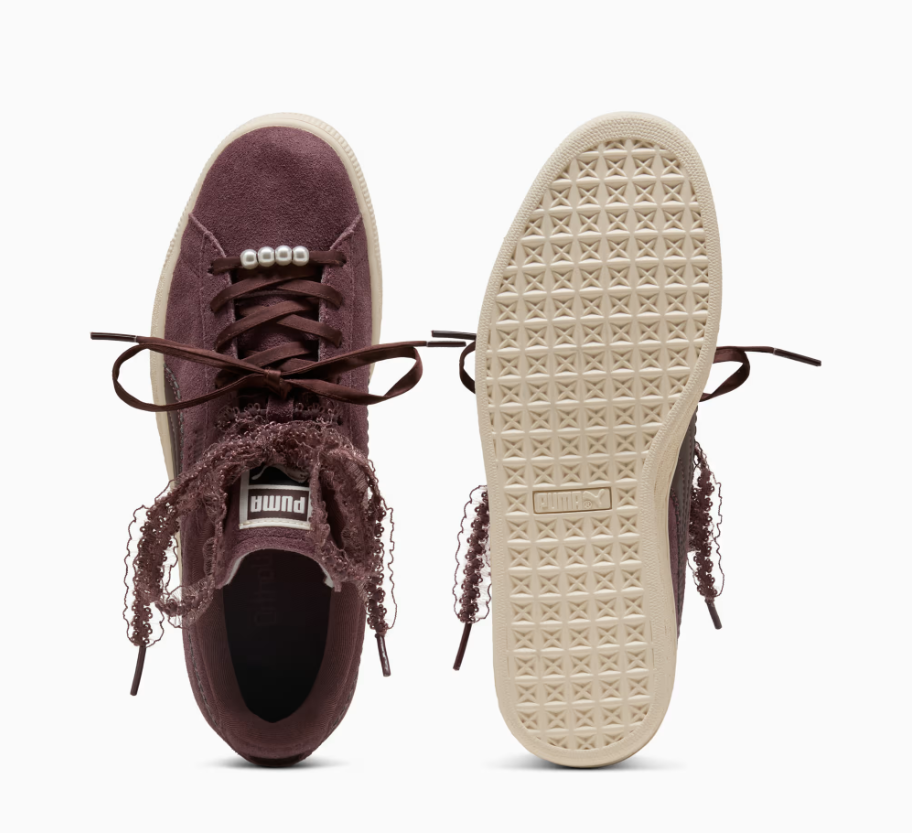 Women's Puma Suede Bloom - Rich Cocoa/Chocolate Fondue