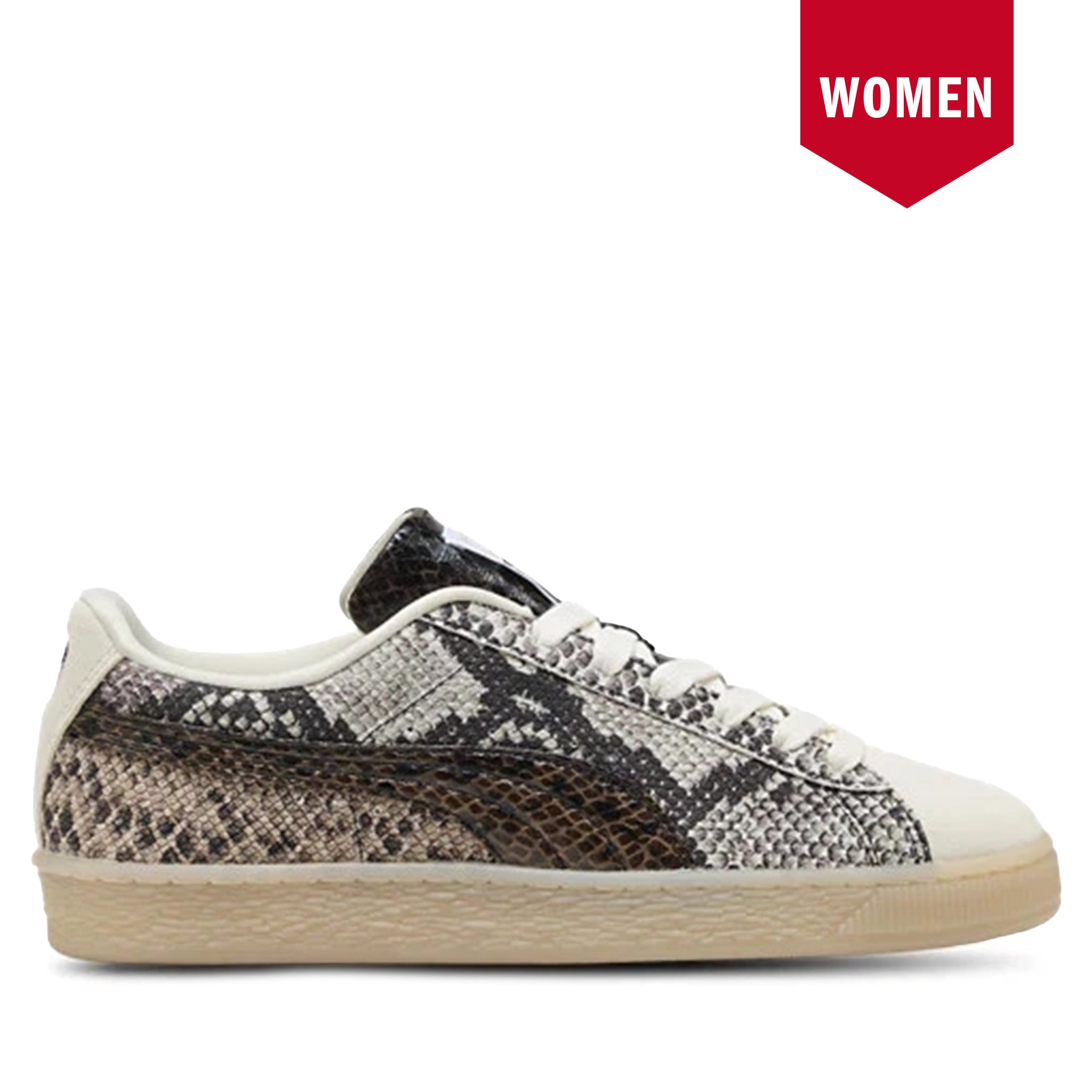 Women's Puma Suede Snake - Frosted Ivory/Puma Black – Cool J's Miami online