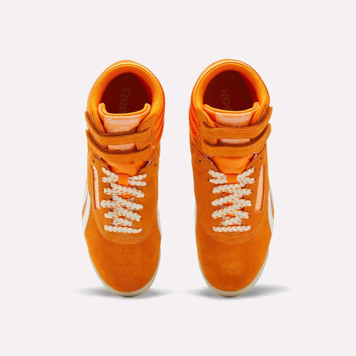Women's Reebok Freestyle Hi - Arena Orange/Chalk/Vintage Chalk