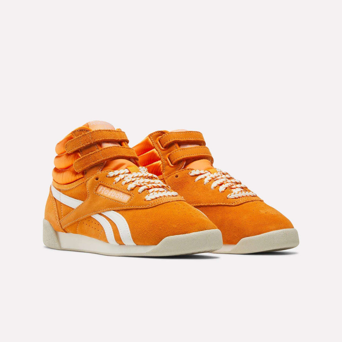 Women's Reebok Freestyle Hi - Arena Orange/Chalk/Vintage Chalk