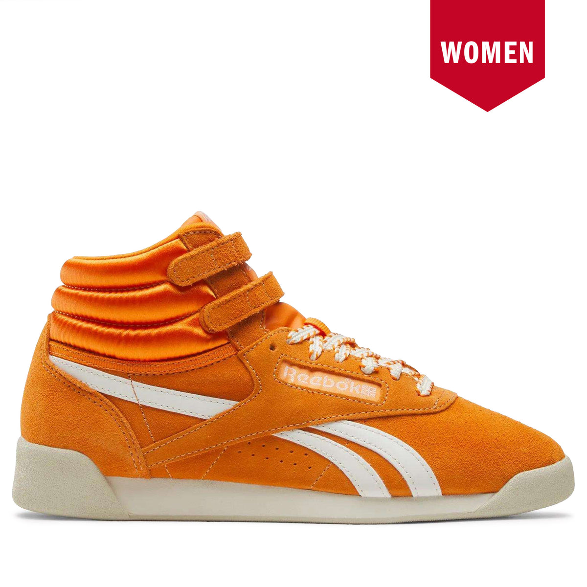 Women's Reebok Freestyle Hi - Arena Orange/Chalk/Vintage Chalk