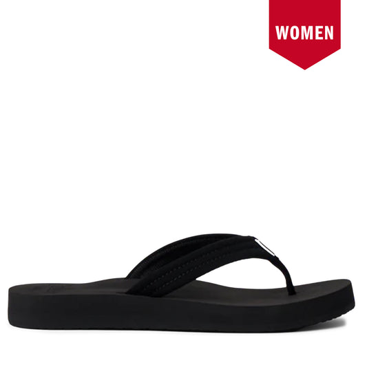 Women's Reef Cushion Breeze EVA Sandals - Black