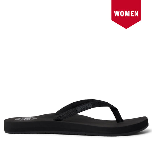Women's Reef Ginger Sandals - Black