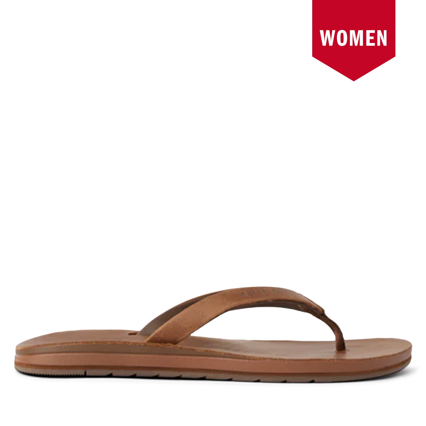 Women's Reef Ojai Classic Slim Leather Sandals - Dark Brown
