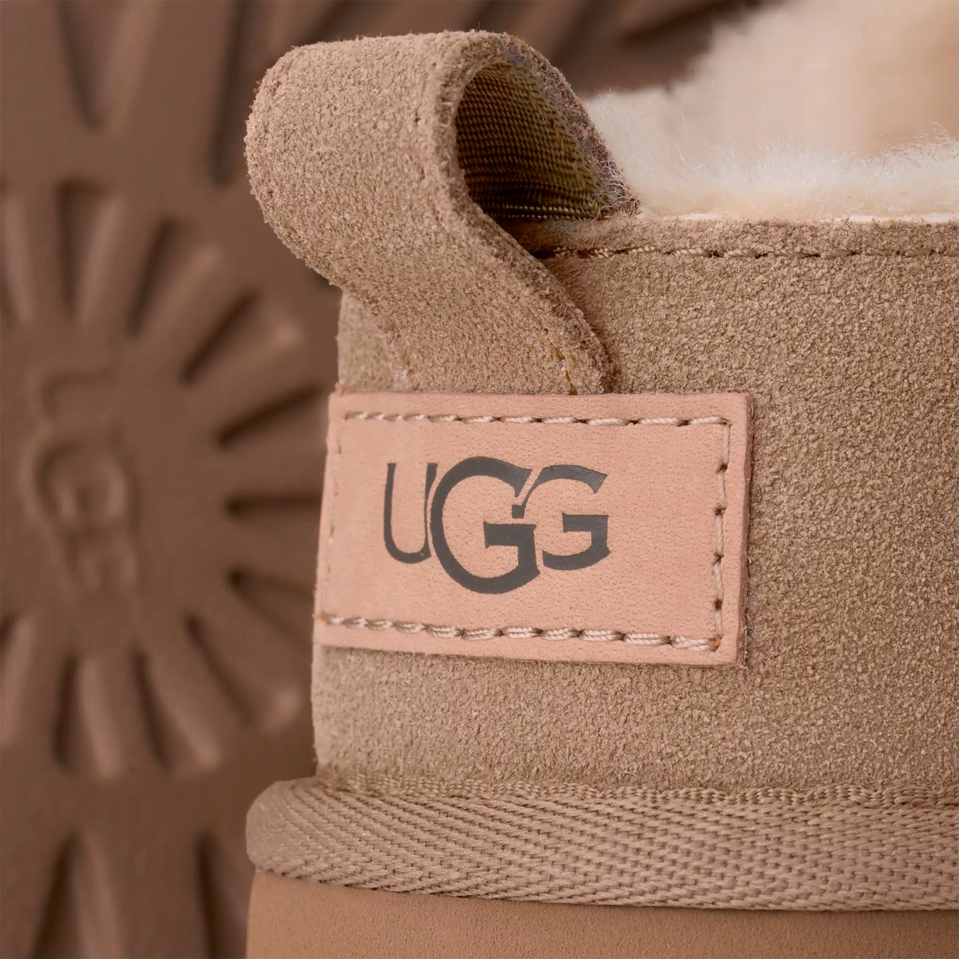 Womens´s Ugg Classic Micro Slippers - Sand