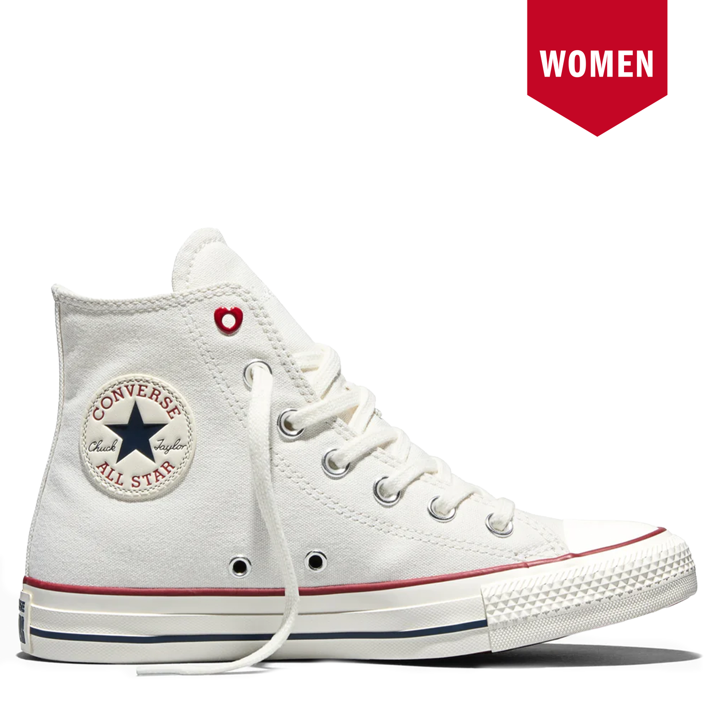 Women´s Converse Chuck Taylor All Star Hearts Vintage White Egret Days Ahead