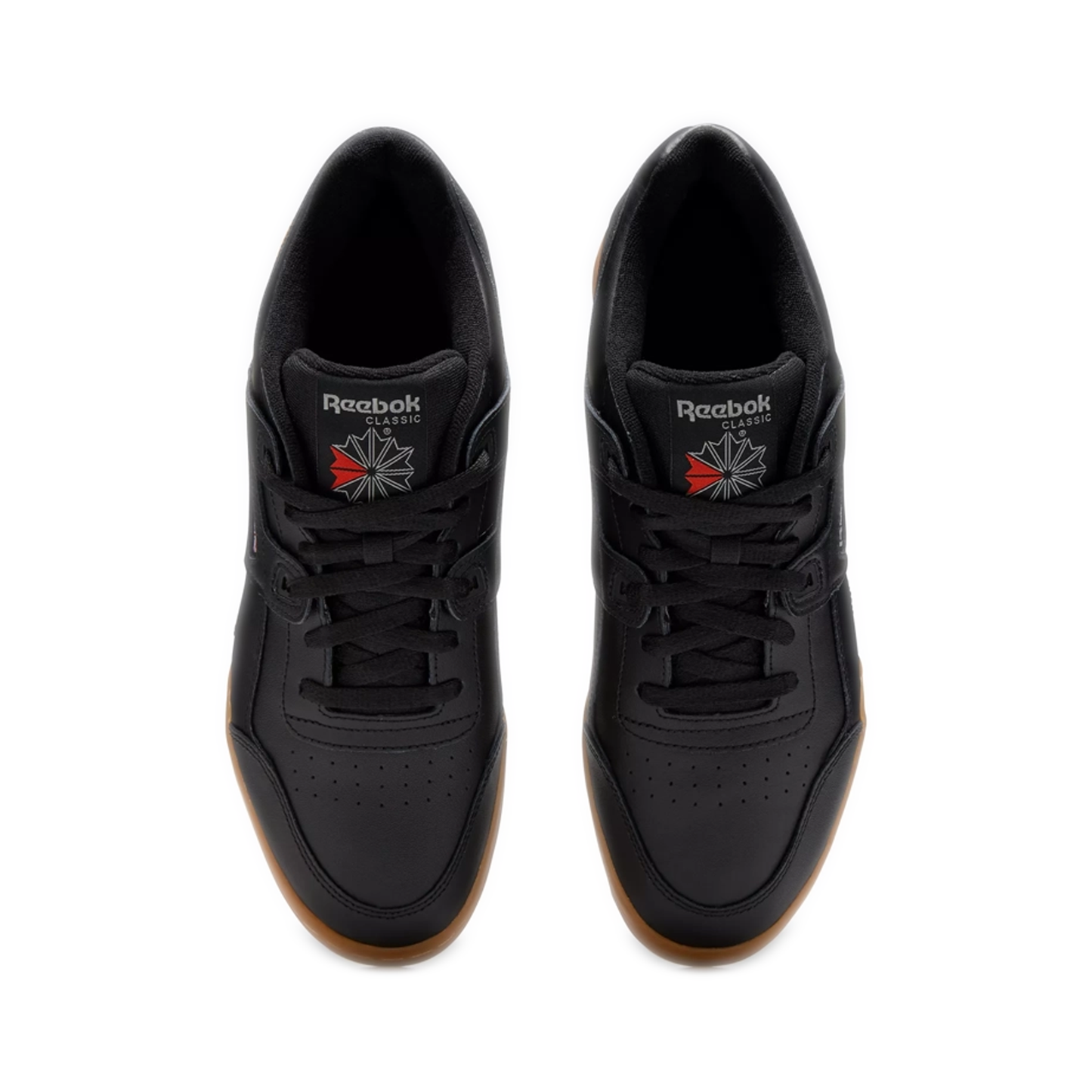 Men's Reebok Workout Plus Shoes - Black / Carbon / Classic Red / Reebok Royal