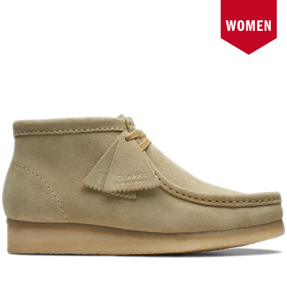 Women's Clarks Wallabee Boot - Maple Suede Maple Suede