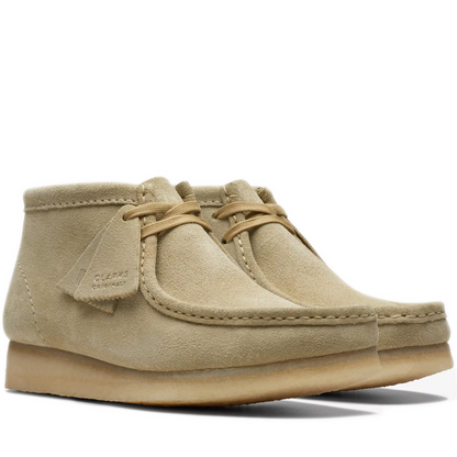 Women's Clarks Wallabee Boot - Maple Suede