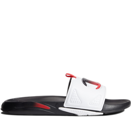 Men's Champion XG Tech Slides - Black/ White/ Scarlet
